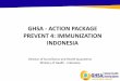 GHSA Action Package Prevent 4: Immunization Indonesia