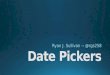 Date pickers