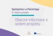 Collaboration in eTwinning: Project management - CS