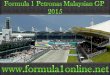 Watch Petronas Malaysian Grand Prix Live Race