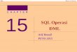 SQL Operasi DML