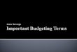 Important budgeting terms(2)