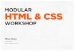 Modular HTML & CSS Workshop