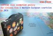 Vietnam visa exemption policy for citizens from 5 Western-European countries in 2016 | Vietnam-Evisa.Org - Discount 15% with code: SLI2016