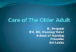Care of the older adult