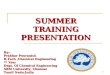 summer training presentation prakhar AU