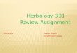 Herbology Y3 Lesson 8 Review Assignment