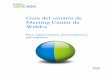 Guía del usuario de Meeting Center de WebEx (Para organizadores 