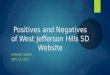 Positives and negatives of west jefferson hills