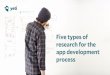 5 Types of Research for the App Development Process