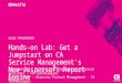 Hands-on Lab: Get a Jumpstart on CA Service Management's New Jaspersoft Report Engine