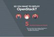 5 Ways to Deploy OpenStack