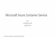 Microsoft Azure Container Service - DockerCH