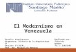 El modernismo en venezuela historia 4