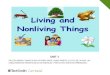 UNIT 1. LIVING THINGS AND NON LIVING THINGS