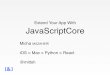 Rambler.iOS #8 - Make your app extensible with JavaScriptCore