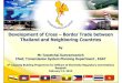 Development of cross-border trade between Thailand and its