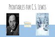 Printables for C.S. Lewis
