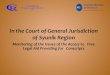 In the Court of General Jurisdiction of Syunik Region Monitoring of the Issues of the Access to Free Legal Aid Providing for Conscripts