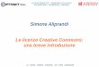 Le licenze Creative Commons (AndriaLearning, nov. 2015)