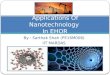Applications of nanotechnology in eor