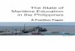 Position Paper: State of Philippine Maritime Education