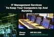 It management services to keep your computers up and running