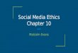 Social Media Ethics Chapter 10