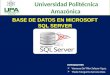 Base de datos en microsoft sql server
