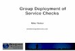 Mike Weber - Nagios and Group Deployment of Service Checks