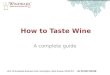 How to taste wine - a guide from Wineware.co.uk