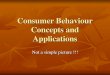 Consumer Behaviour Concepts & Applications {Lecture Notes}