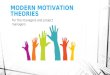 Modern Motivation and Employee Engagement Theories