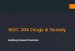 SOC 204 Chapter 8 Narcotics
