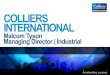Malcom Tyson,Colliers International - Assessing the increase in industrialised precincts in Australia