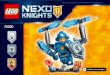 Đồ chơi xếp hình Lego Nexo Knights 70330 - Hiệp sĩ Clay