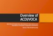 OVERVIEW ACDI/VOCA