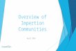 Overview of Impertion Communities April 2016