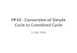 PP10 - Conversion of Simple Cycle to Combined Cycle