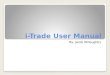 i-Trade User Manual