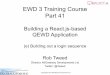 EWD 3 Training Course Part 41: Building a React.js application with QEWD, Part 5