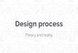 Design process: theory and reality