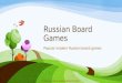 Russian board games