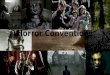 Horror conventions