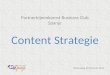 Content strategie en content marketing - partnermeeting Business Club Spanje, 26 februari 2014