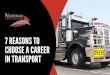 7 reasons to choose a career in transport