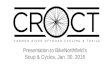 CROCT presentation to 3rd Annual Soup & Cycles, 2016