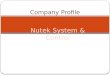 Nutek Company Profile ppt