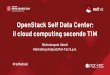 Open Source Day 2016 - Caso cliente: OpenStack Self Data Center, il cloud computing secondo TIM
