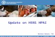 Current state on H5N1 HPA1 in West Africa
